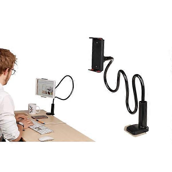Holder for Tablet & Mobile / compatible with iPad - Flexible Arm Table Holder Black