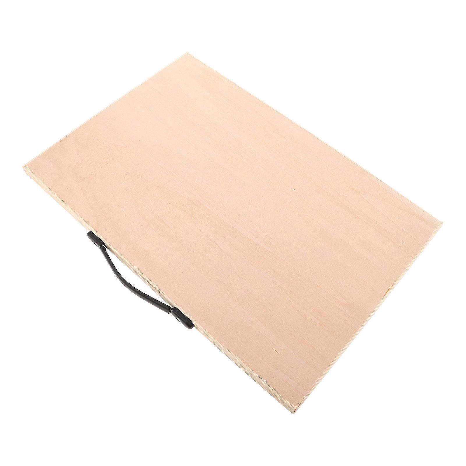 Portable Wooden Drawing Board for Daily Use with Smooth Surface Ideal for Artists Size 17.4x11.7x0.6 Multi
