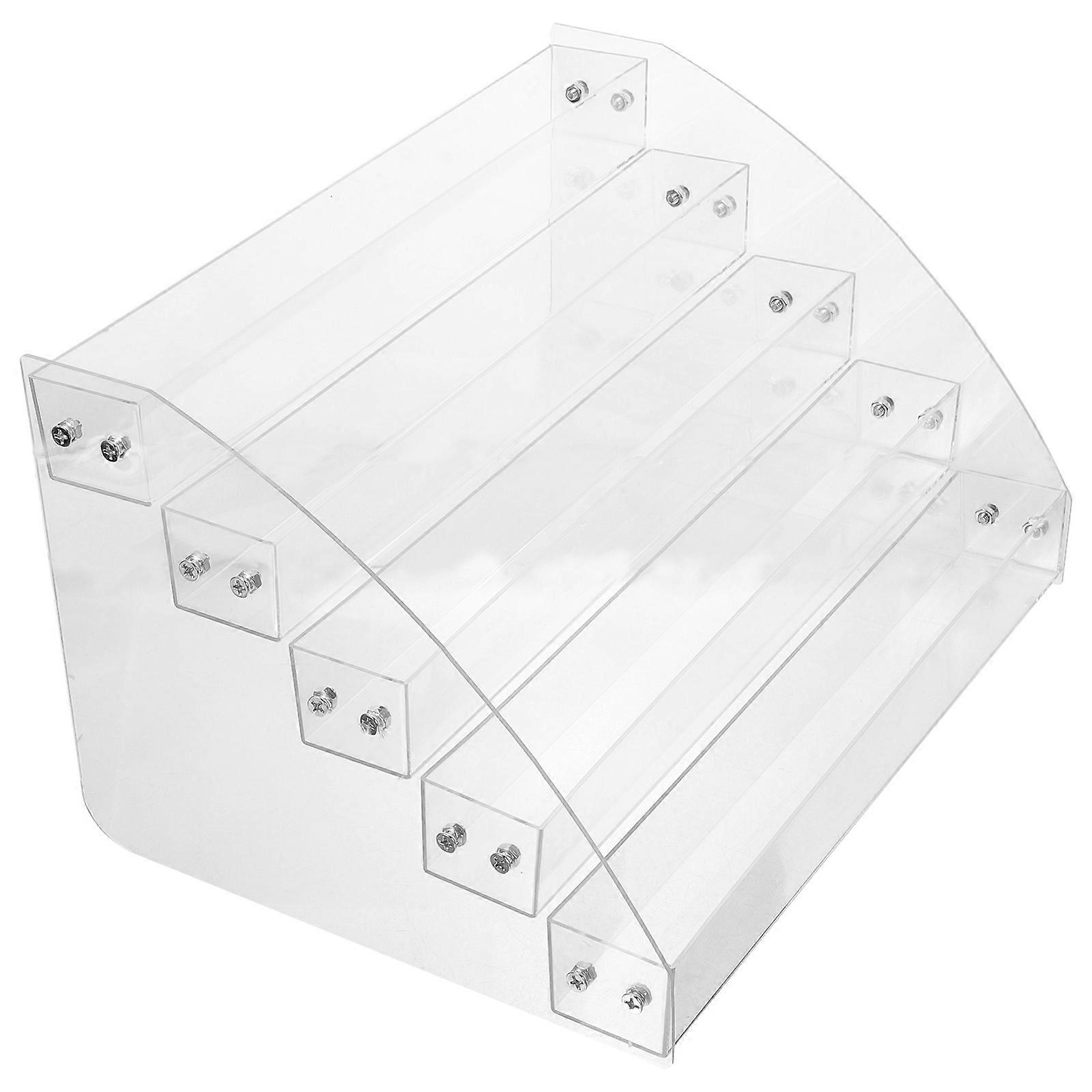 Plastic Sunglasses Display Stand 3Pcs Square Holder For Eyewear Organization