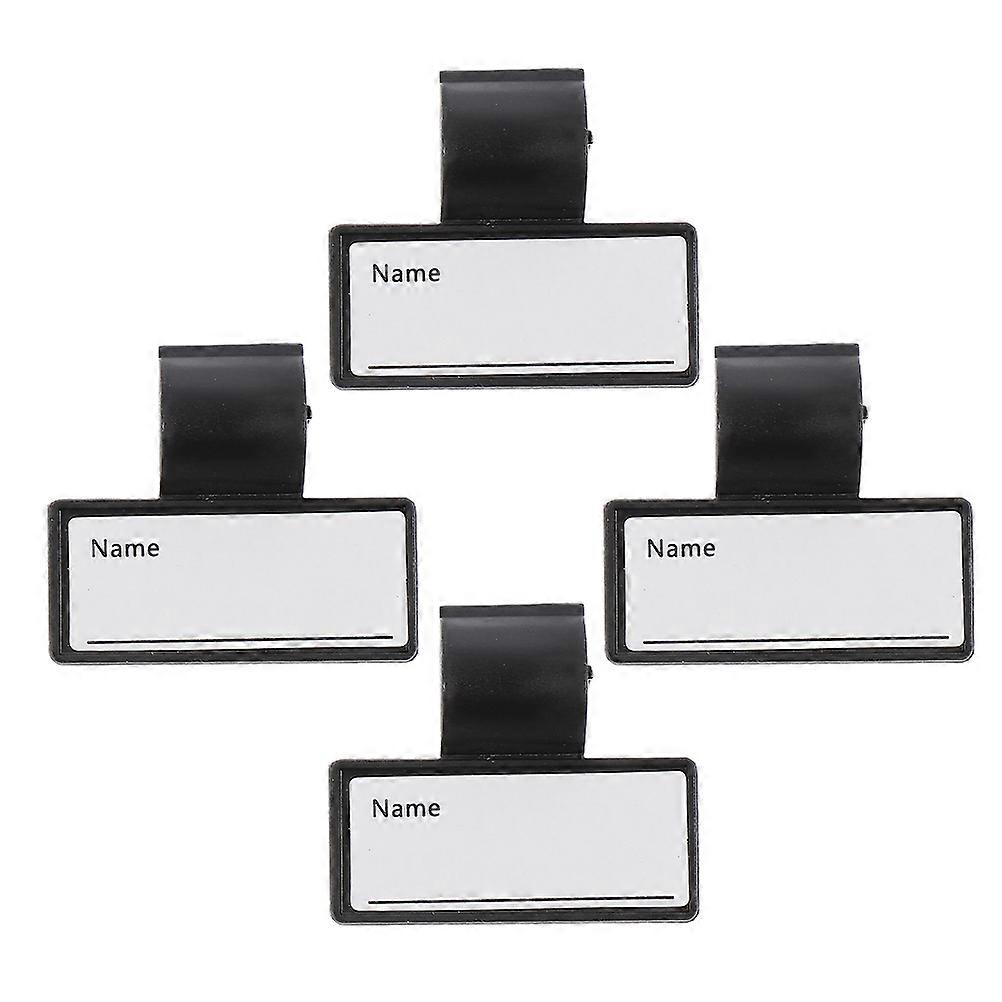 Doctor Medical Tool Name Tags Writable Clip for Identification 4Pcs Set