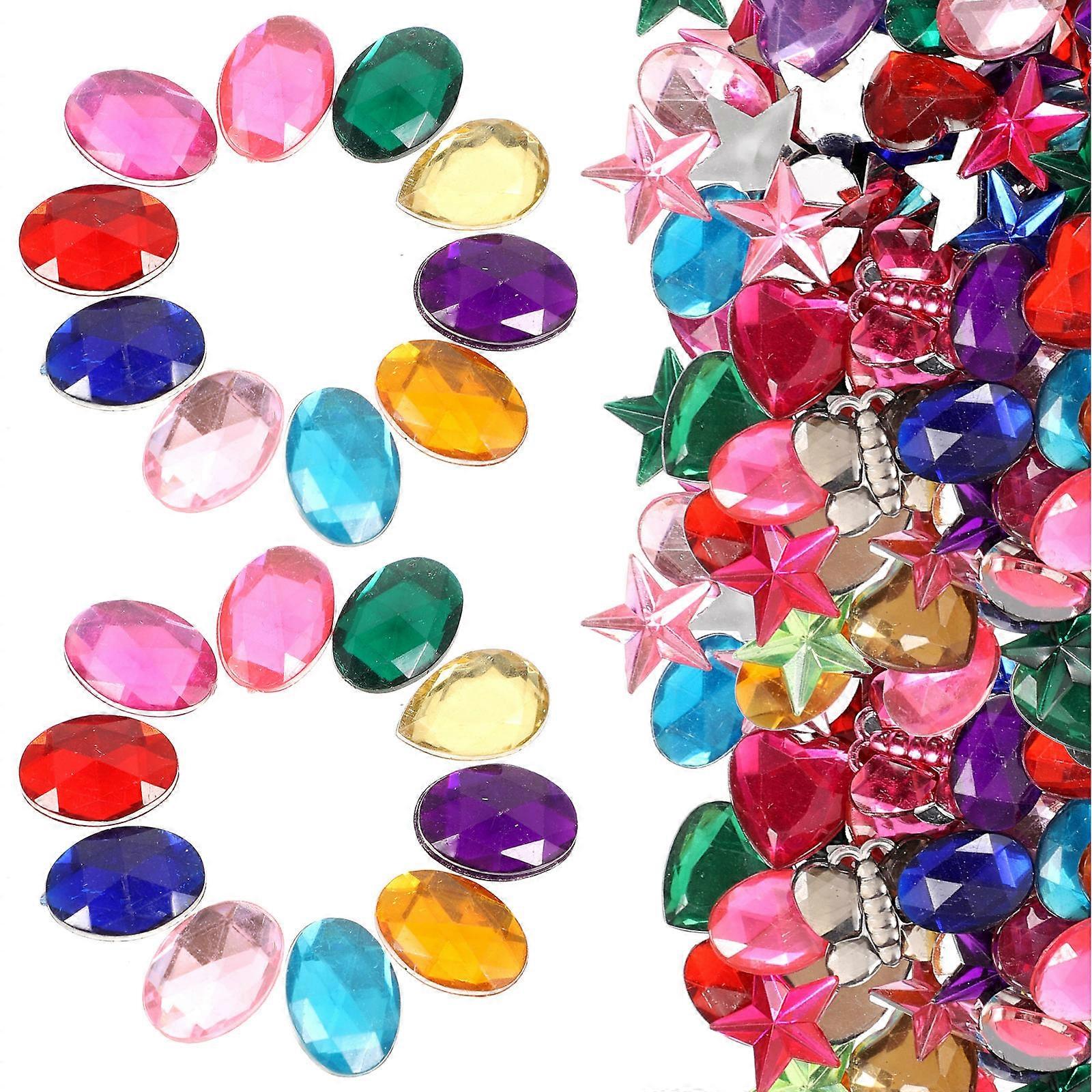 Rhinestones Acrylic Gem Decorations for 2000Pcs DIY Crafts Kit