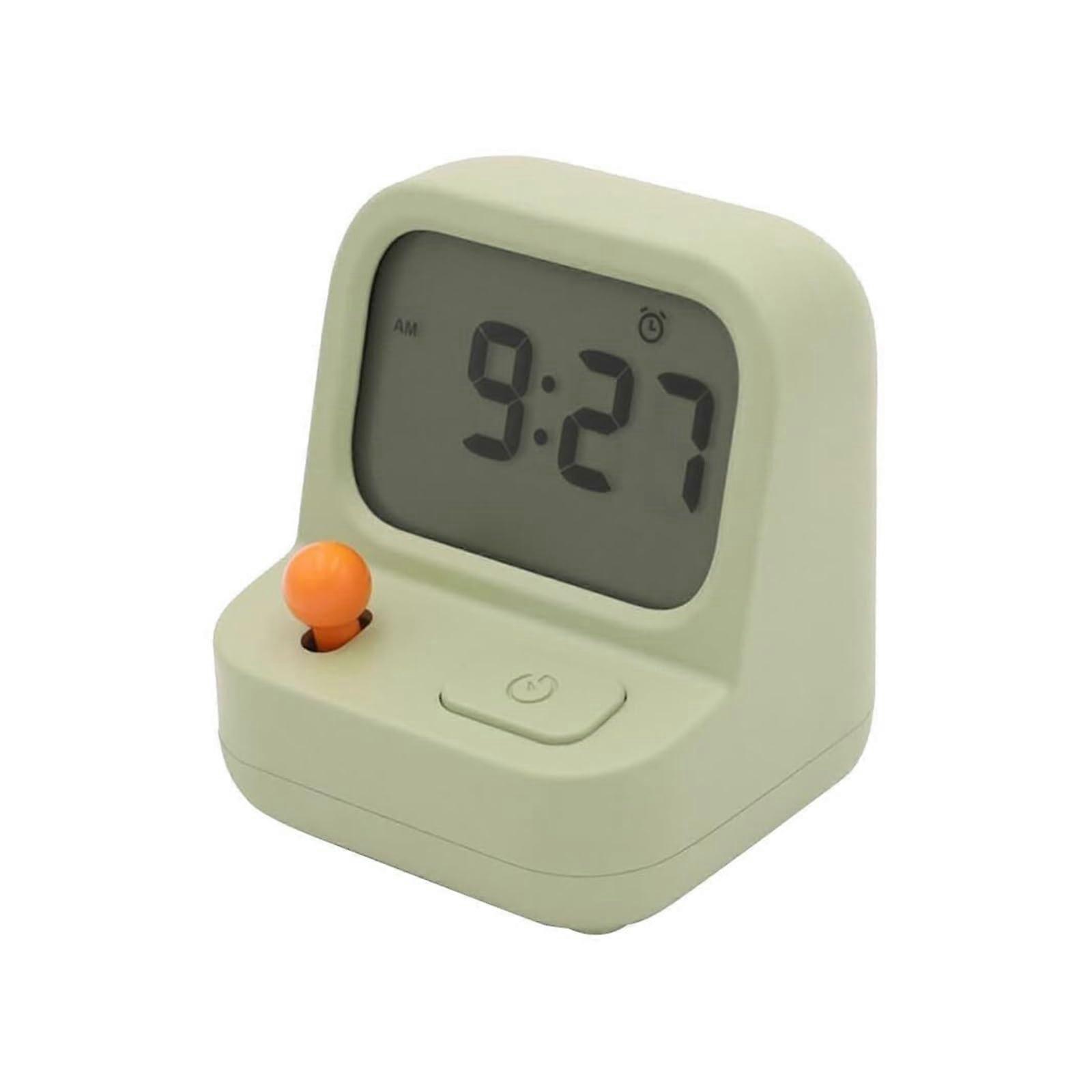 Retro Game Console Style Digital Alarm Clock with Snooze, Countdown Timer, Adjustable Volume, Backlight