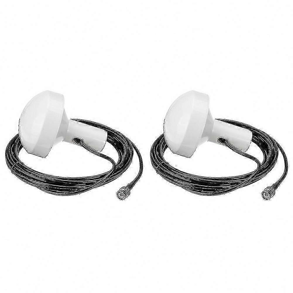 Dual GPS Marine Antenna with Timing Function, 1575 MHz Frequency, 5m Cable, BNC Male Connector for Navigation Use