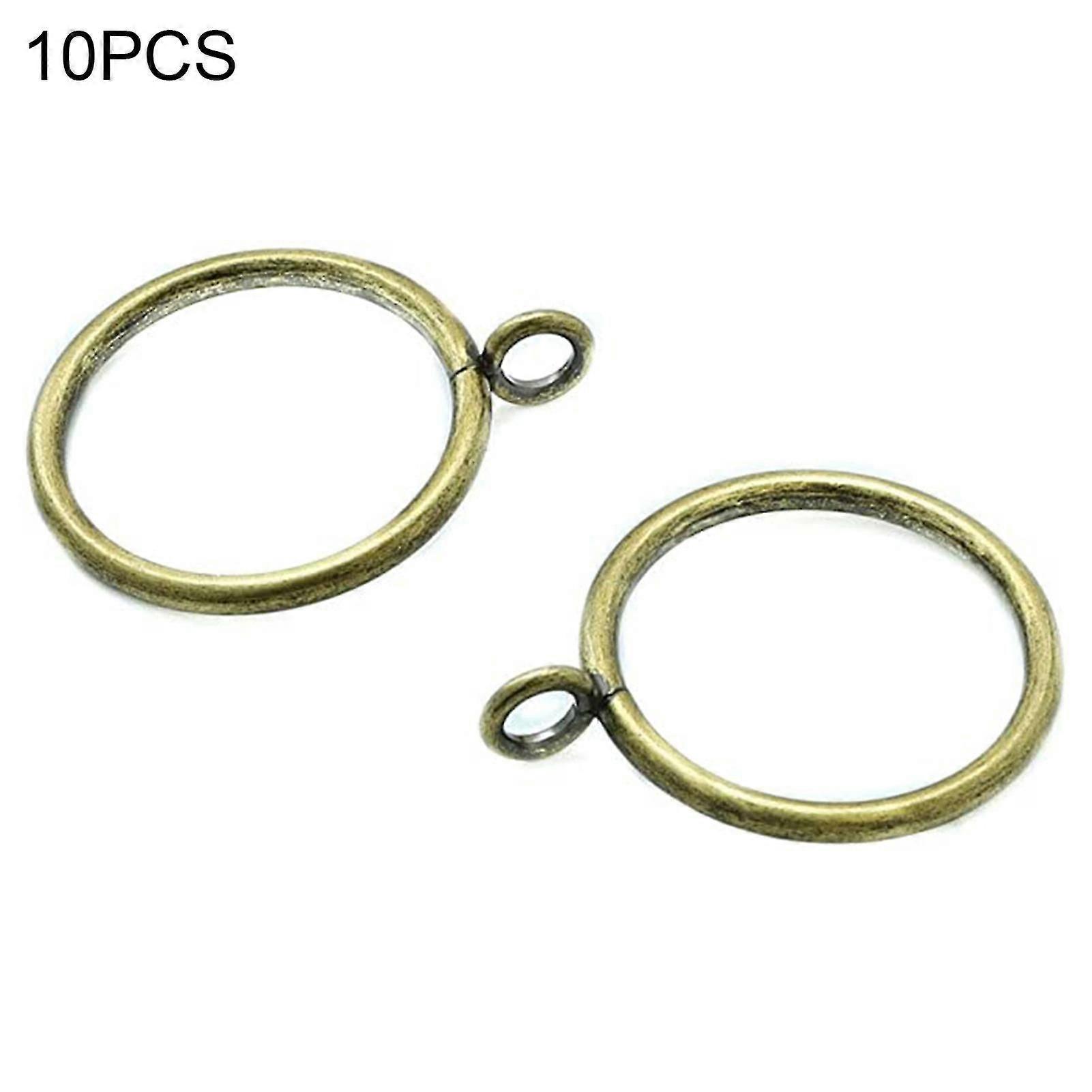 10pcs Home Practical Mini Window Shower Curtain Hooks Rings Clips With Eyelets