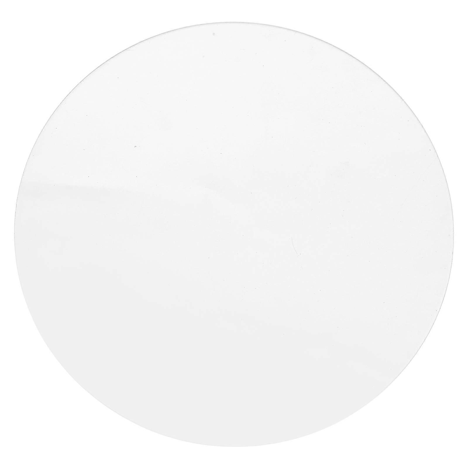 Clear Acrylic Round Cake Board for Cake Display Sturdy Reusable Base