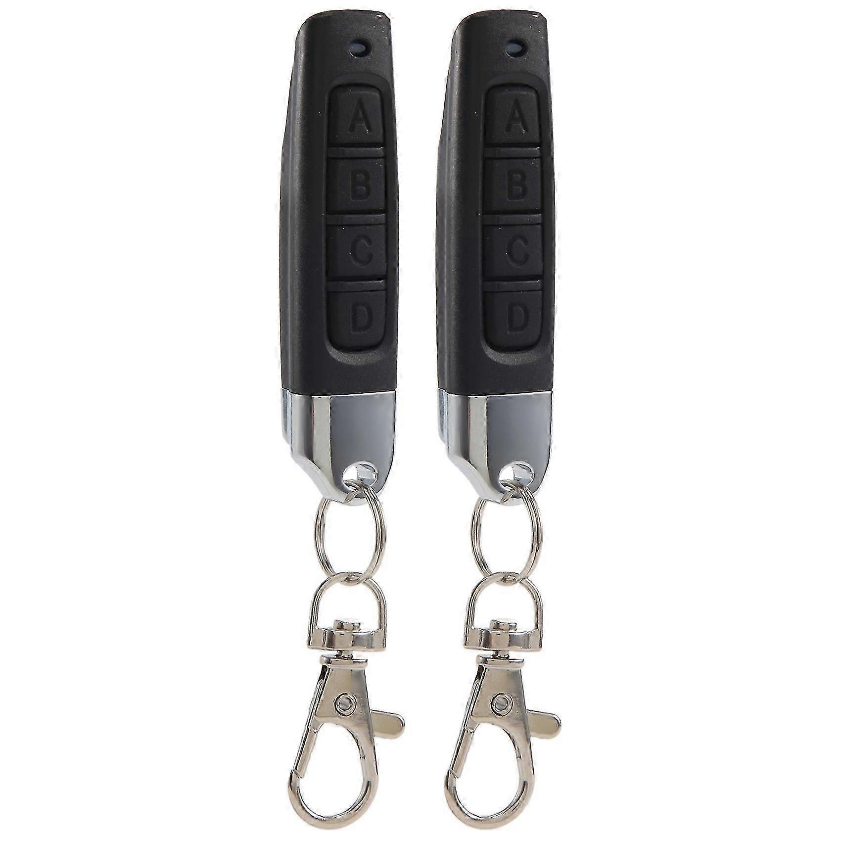 433MHZ Remote Control Garage Gate Door Opener Remote Control Duplicator Clone Cloning Code Car Key(2PCS)B