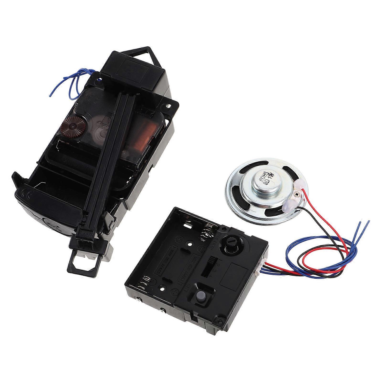 Music Box Pendulum Clock Movement Mechanism with Hourly Chime Function 1Set for DIY