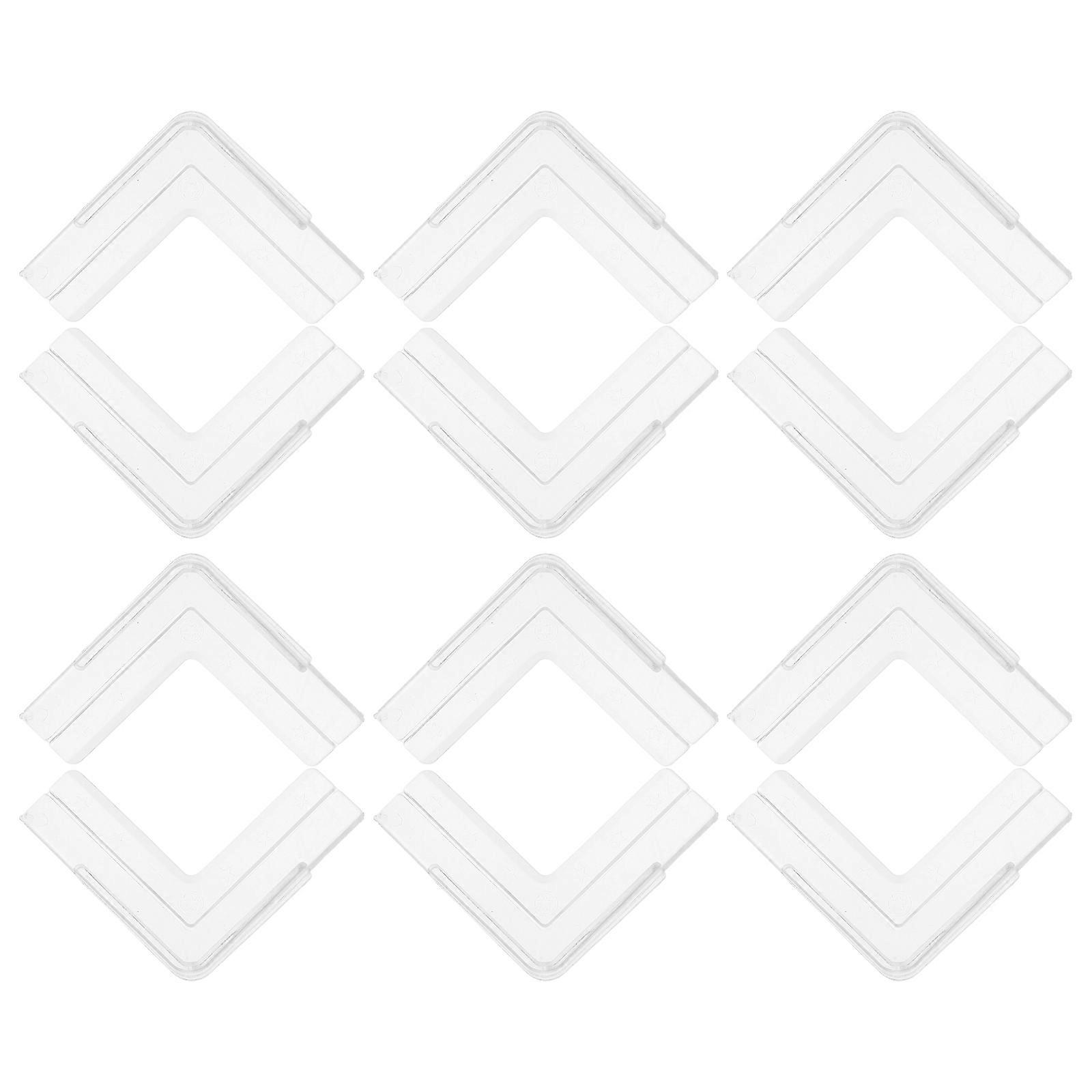 Clear Corner Protectors Window Corner Safety Guards for Home 20Pcs