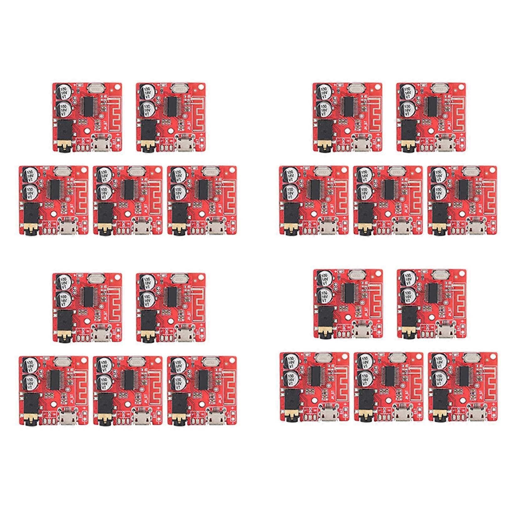 20PCS DIY Bluetooth 5.0 Receiver Board Lossless Decoder Board Wireless Stereo Music Module,Speaker Amplifier Module