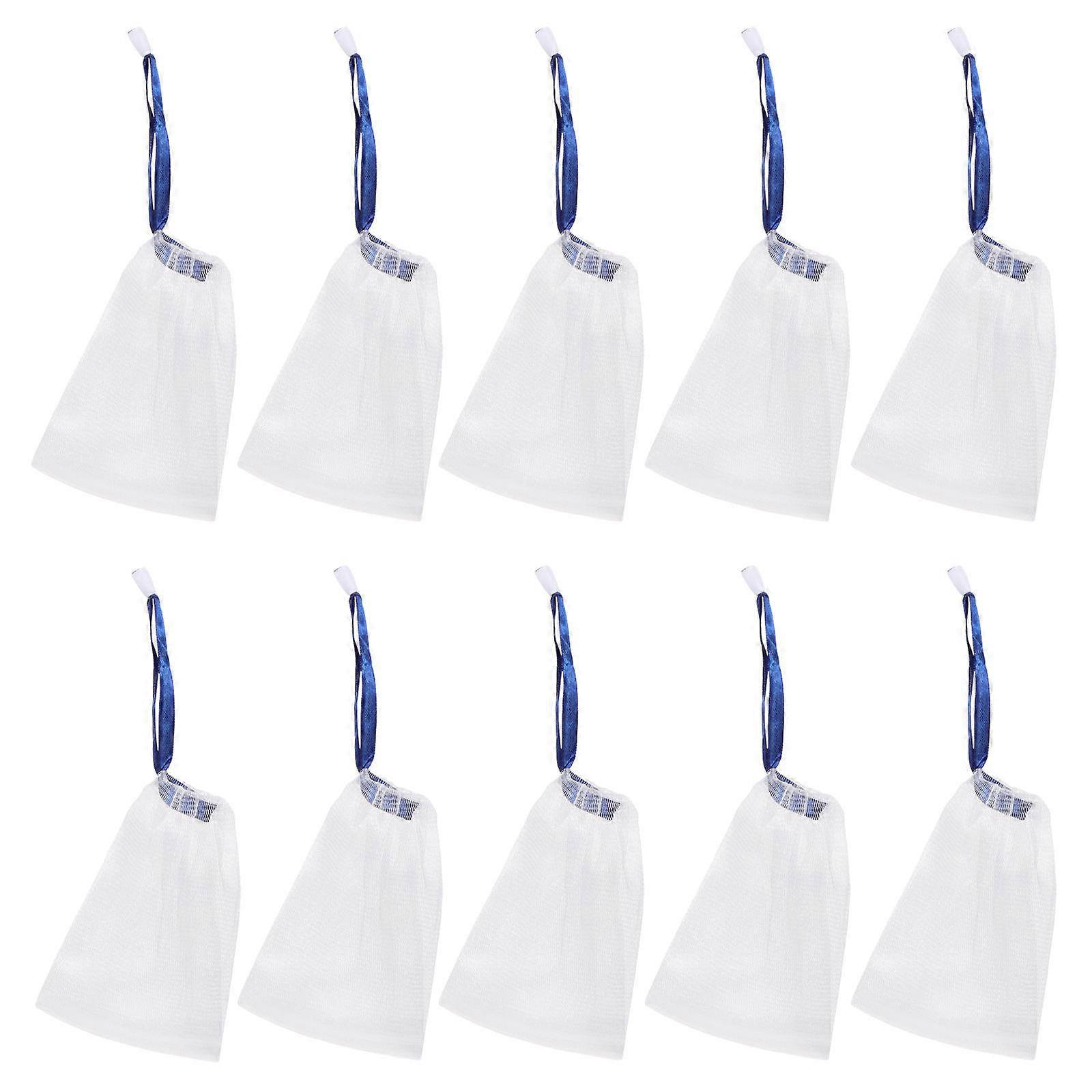 Reusable Soap Bag Quick Dry Soap Pouch Bathing Tool Random Color 20Pcs