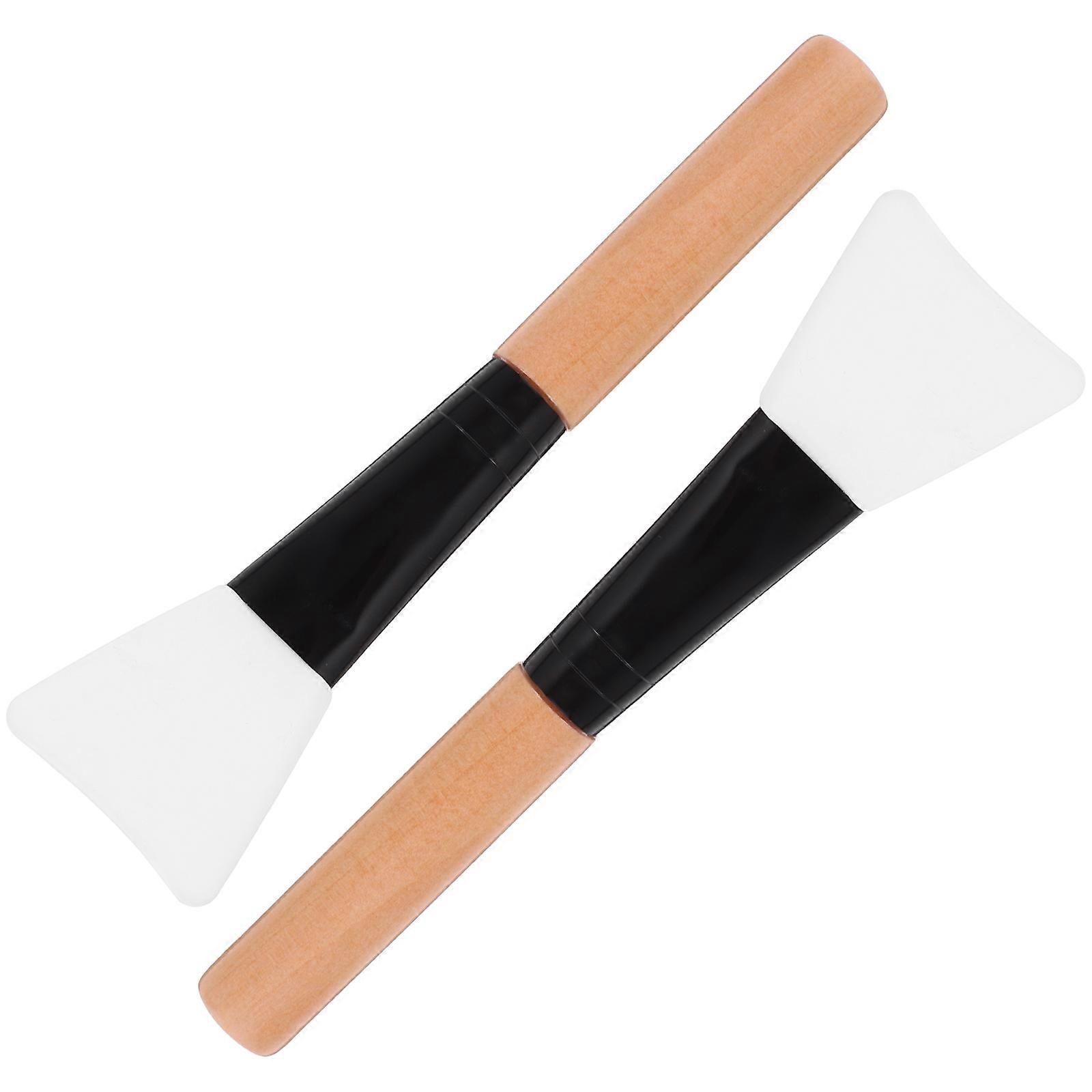 Facial Mask Brush Silicone Brush Applicator for Home Use 2Pcs Set
