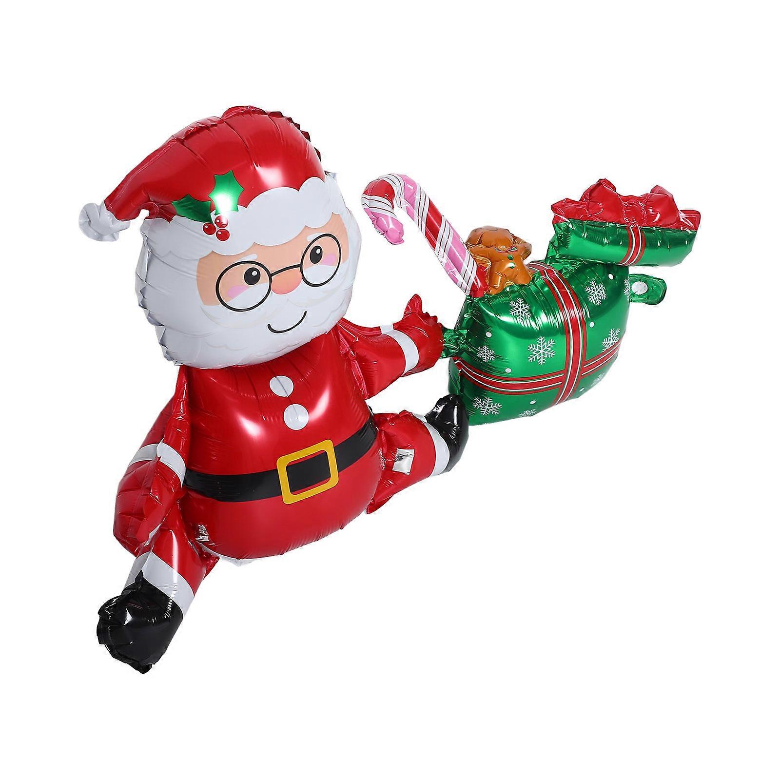 Santa Clause Balloon Inflatable Balloon Decoration for Decor