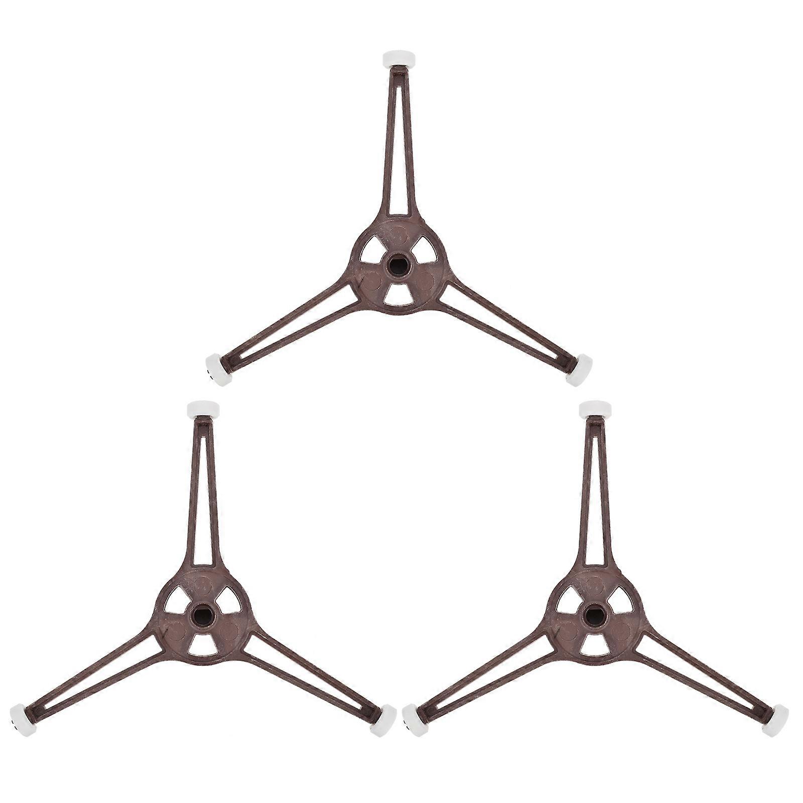 Microwave Turntable Ring Coffee Tone Holder for Microwave Oven 3Pcs