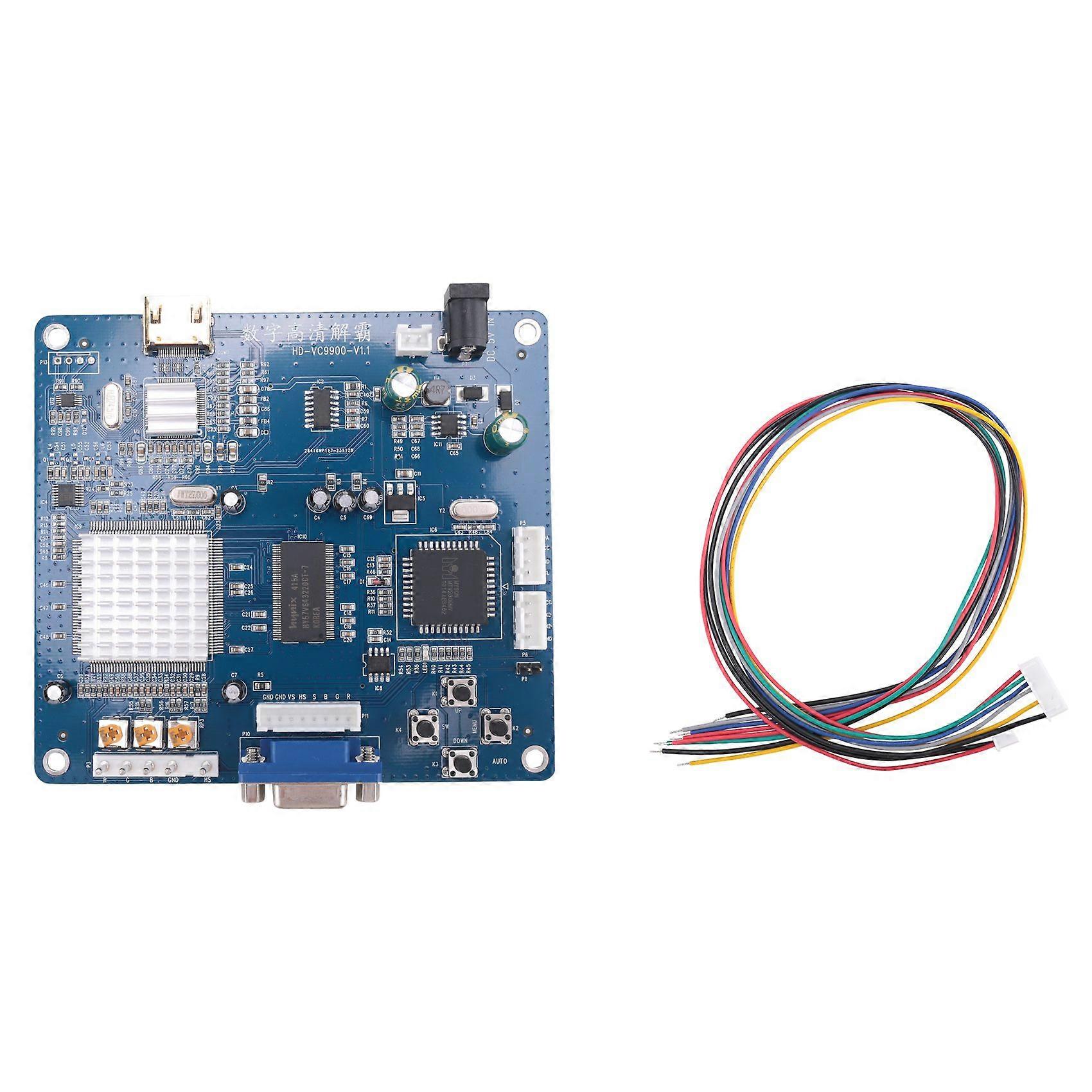 HD Jieba VGA/RBGS SG-VC9900 Game Conversion Board Low Solution To High Solution