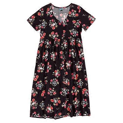 Mumin Damen-Midikleid mit Allover-Blumenmuster