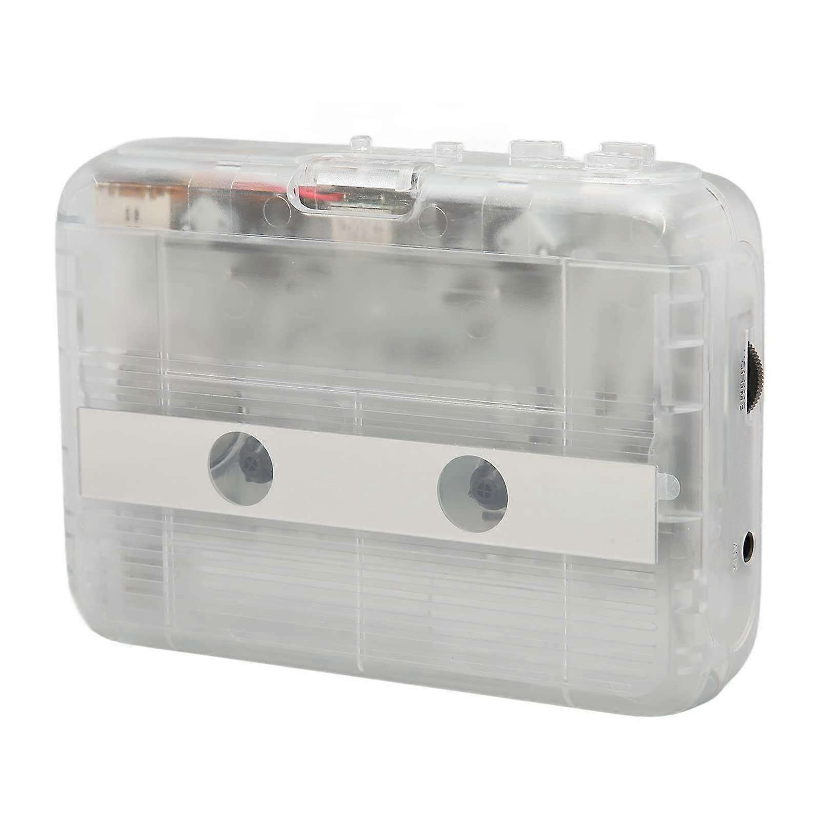 Portable Bluetooth Cassette Player with Auto Reverse and Cassette to MP3 Conversion