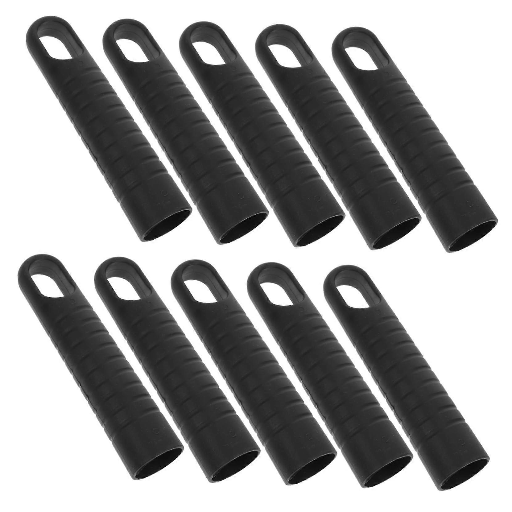 10pcs Mop Handle Replacement and Broom Grip Plastic End Caps Universal 25mm Threaded Sleeve