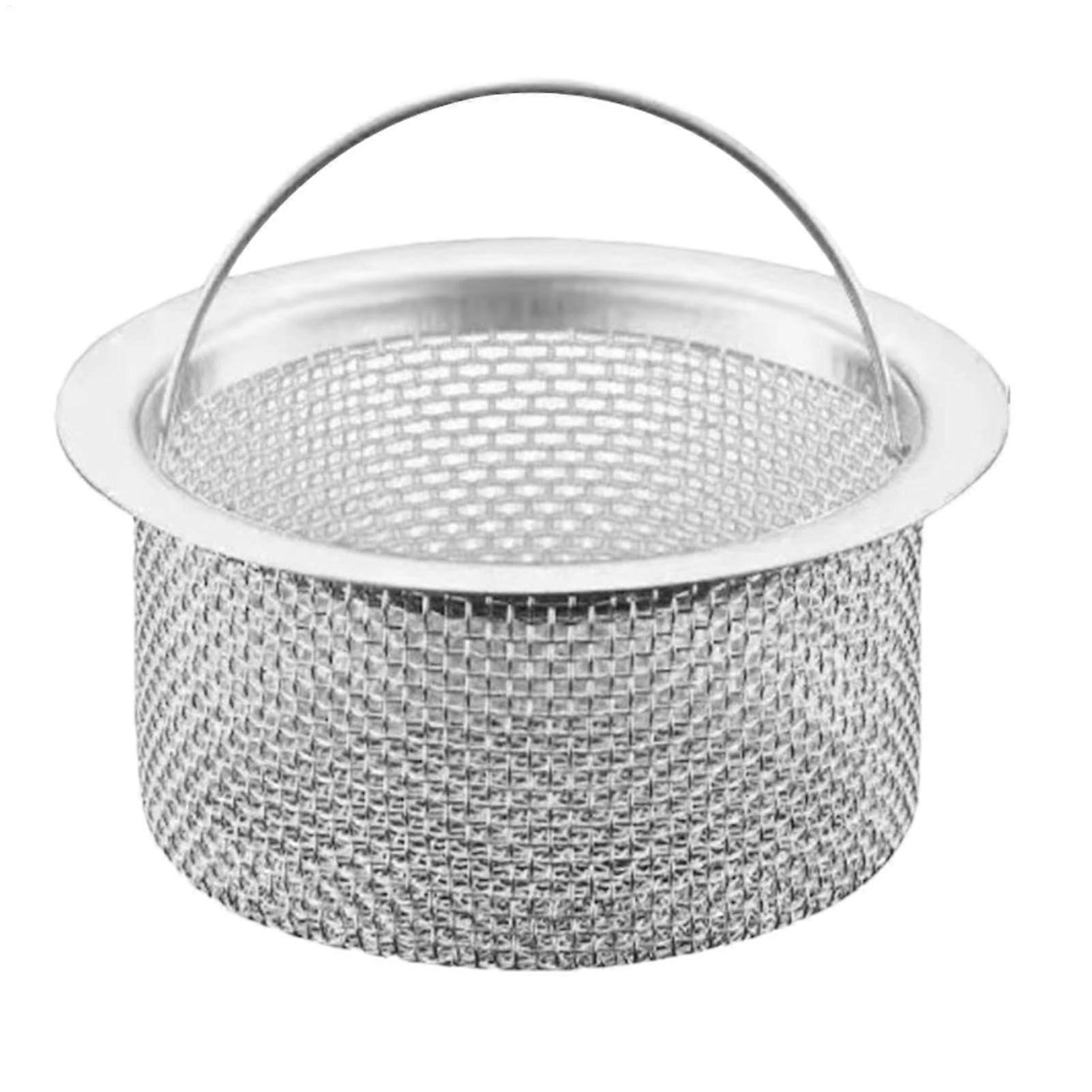 Sink Strainer Stainless Steel Kitchen Drain Filter AntiClog Rustproof Hair Catcher