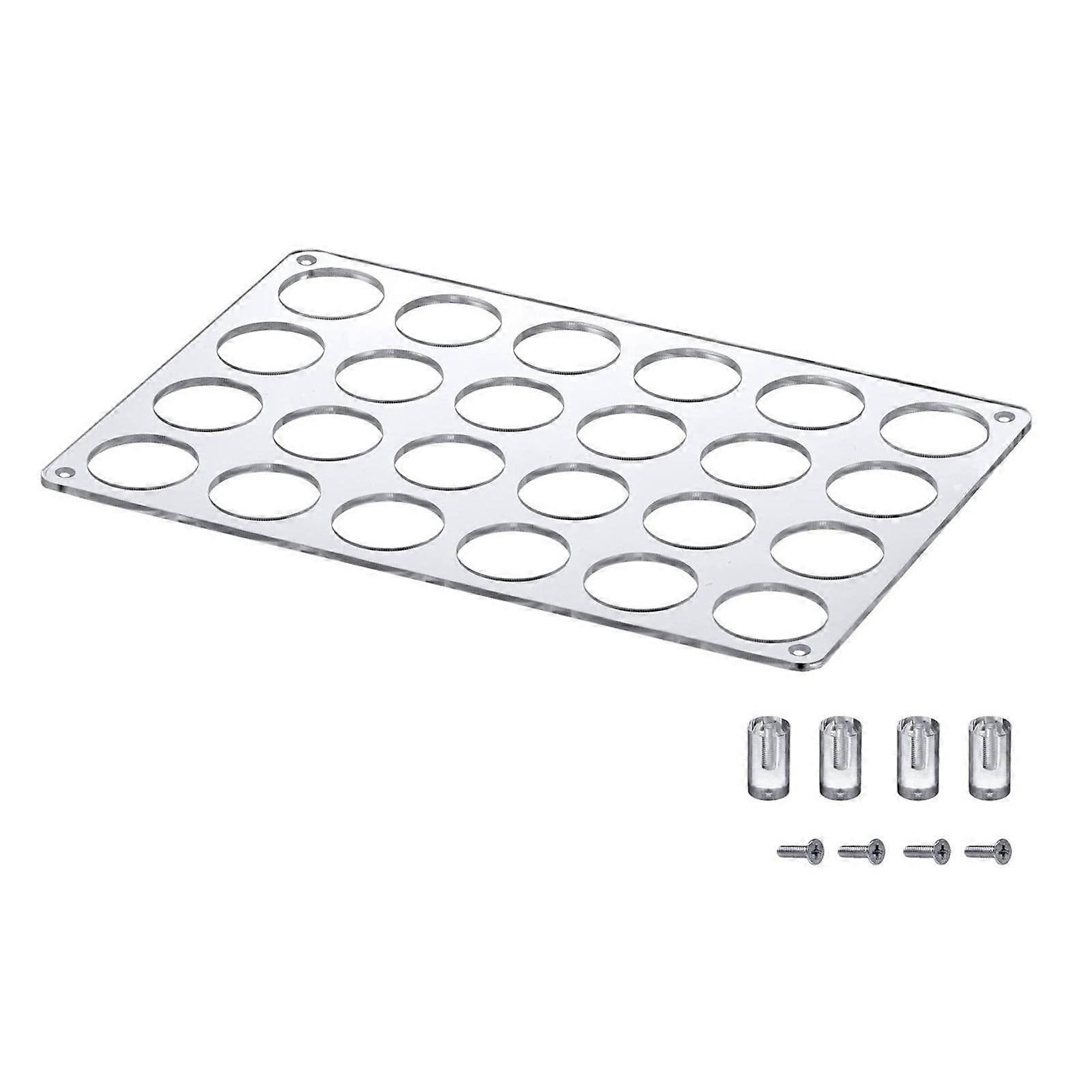 Clear Acrylic Coffee Capsule Storage Box with WideOpen Easy Access and SpaceSaving Design