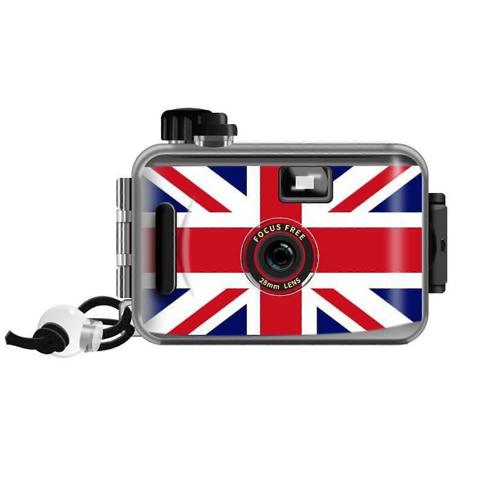 Waterproof 35mm Film Camera Retro Style Single Use and Reusable Multipack Flag Basic