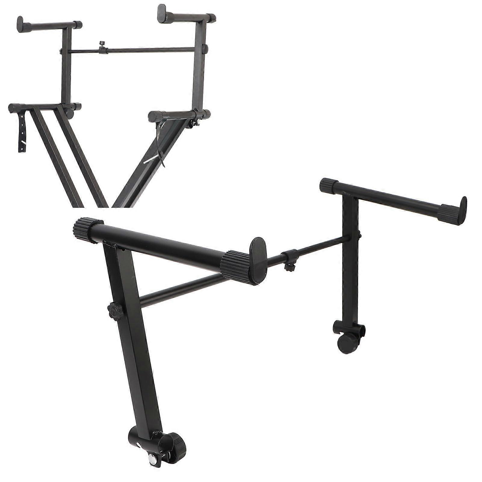 Keyboard Stand Extension Adjustable 42‑75cm Universal Second Tier Riser for Electronic Organ