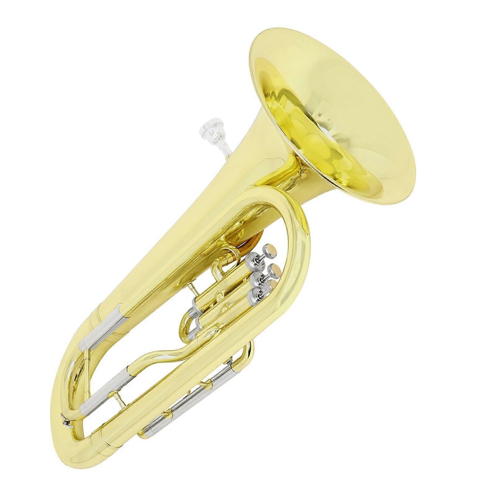 Professional B Flat Euphonium with Smooth Versatile Tone for Performances and Daily Practice