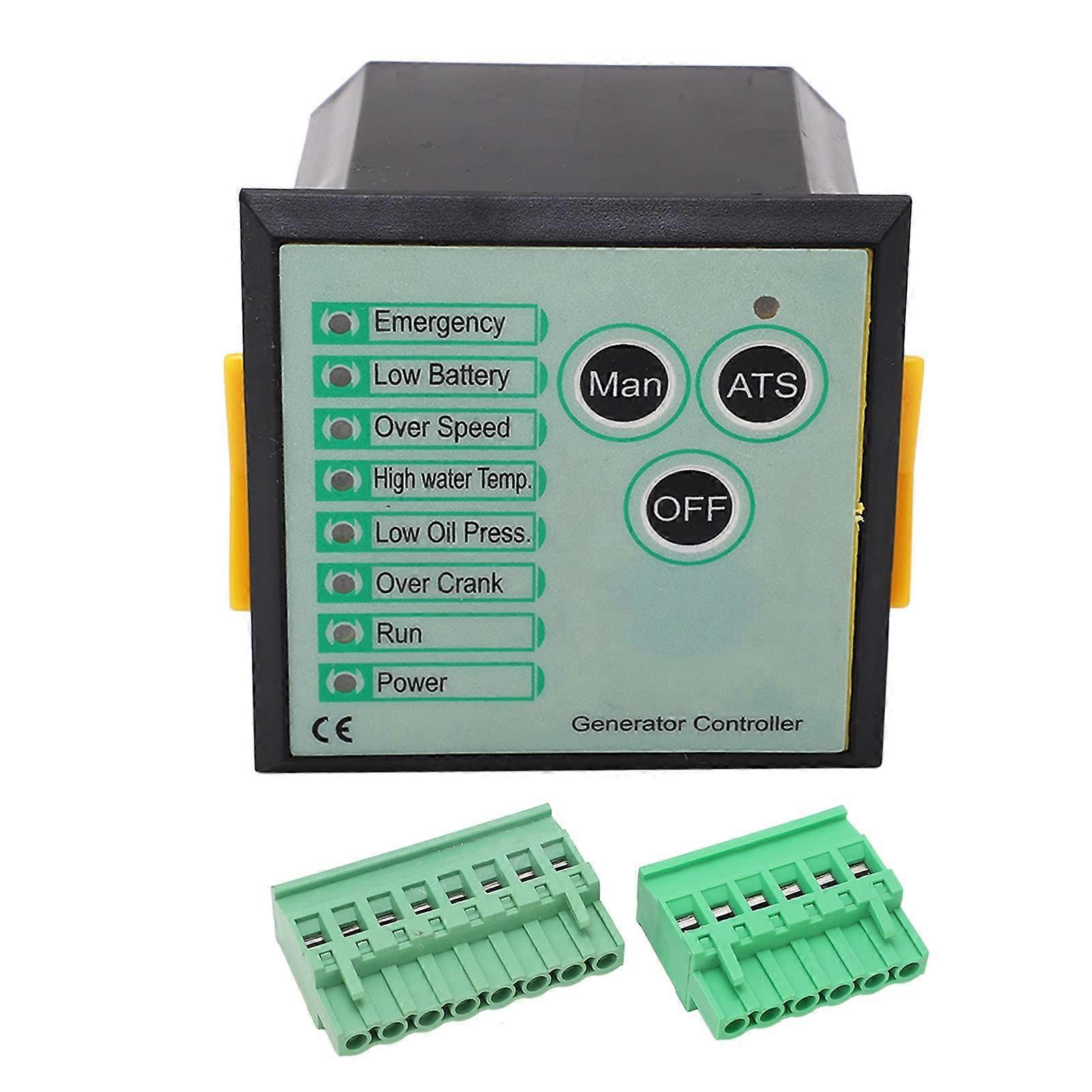 Generator Controller Automatic Genset Control Panel with Start Stop and RealTime Monitoring