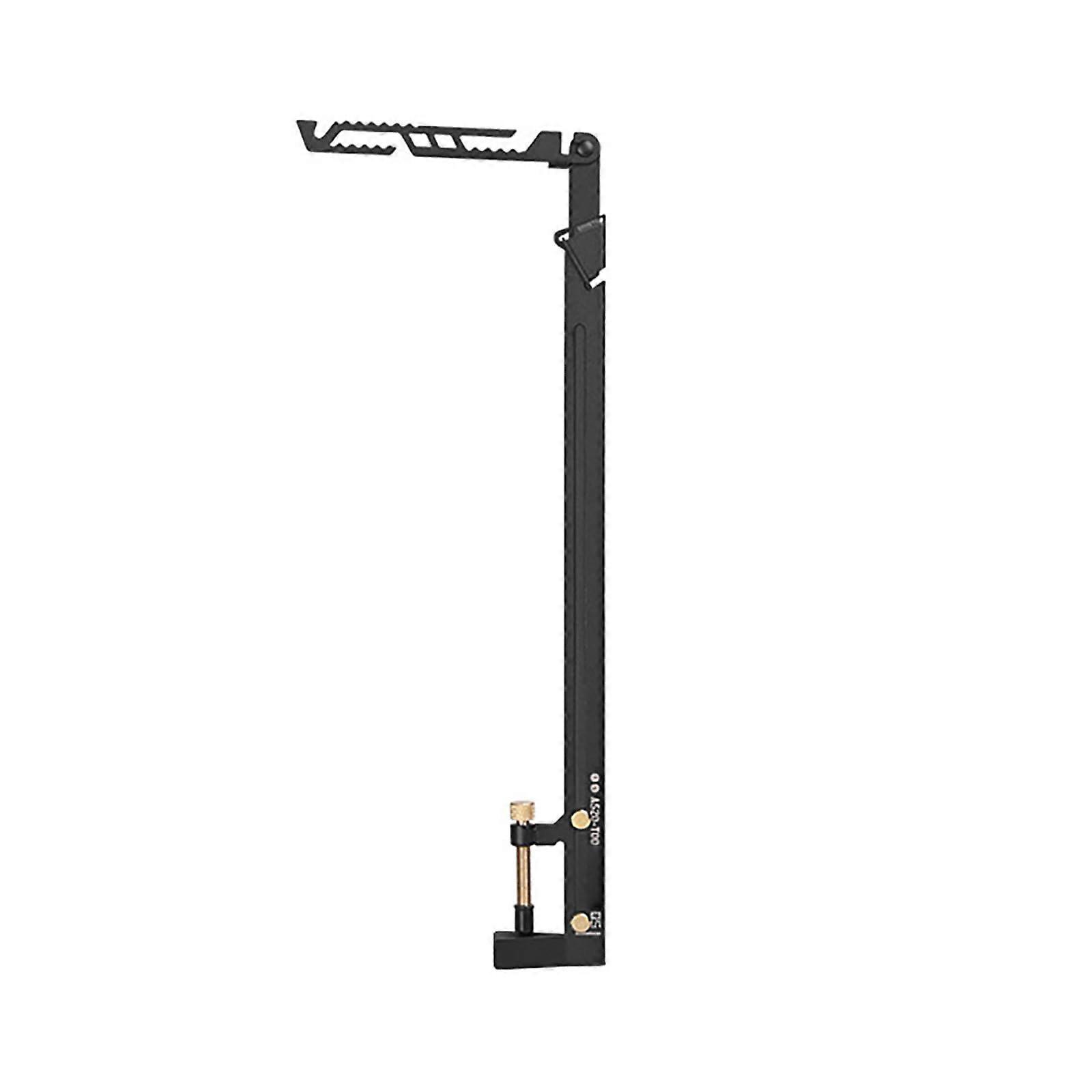 Camping Light Stand Adjustable Height Telescopic Lamp Holder Folding Table Hanger for Outdoor