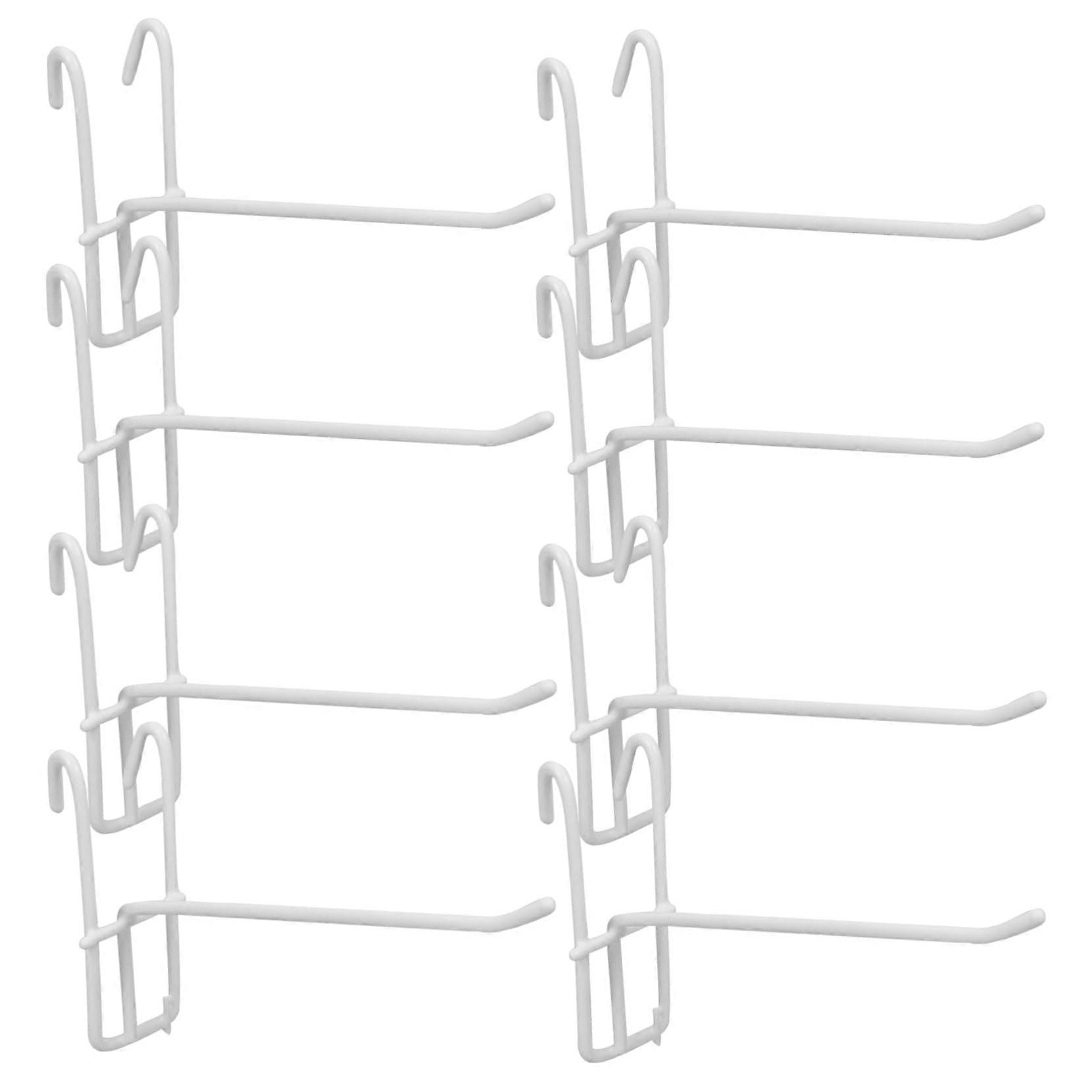 10Pcs Durable Iron Grid Wall Hooks for Easy Retail Display and Home Organization