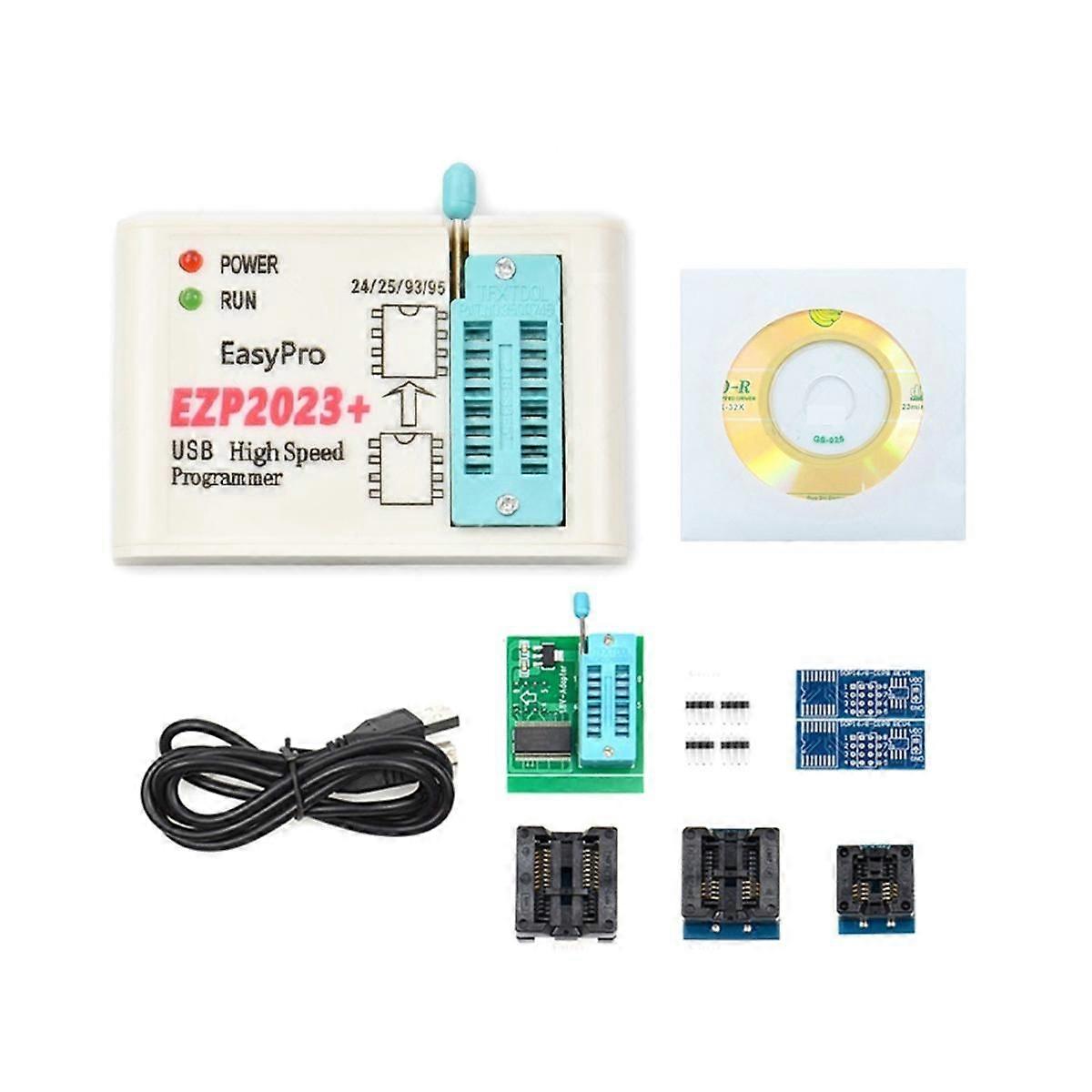 EZP2023 High-Speed USB SPI FLASH Programmer EZP2023 Compiler Support 24/25/93/95 EEPROM 25 Flash Bi