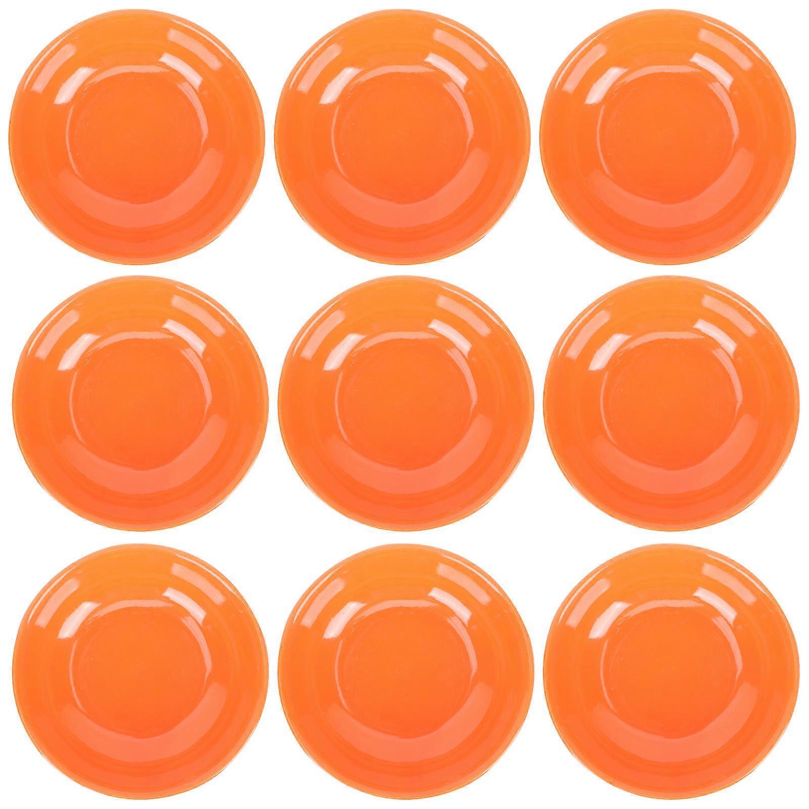 Dipping Bowls Orange for Kitchen Use 10Pcs Sauce Dish Set