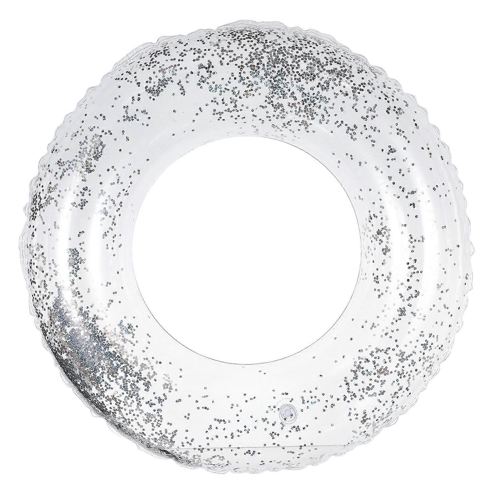 PVC Water Party Accessory Swimming Ring for Pool 3Pcs Transparent Floating Ring