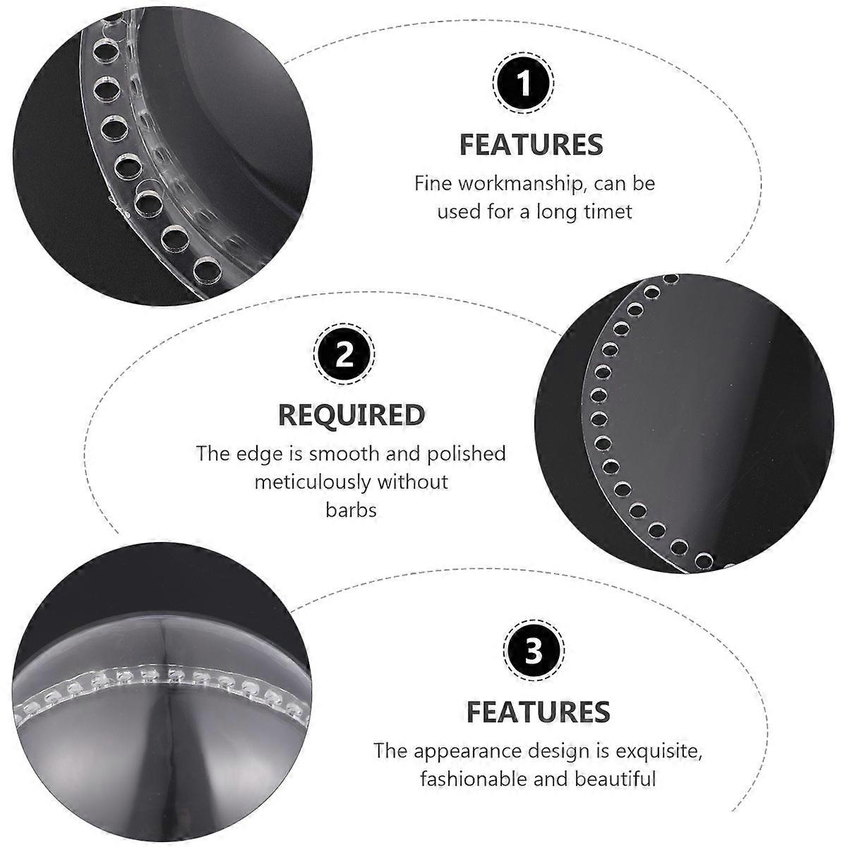 Transparent Acrylic Dome DIY Bag Material for Crafting