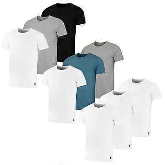 Camiseta Clássica Maxwell Basic 3 Pack Regular Fit da Lyle & Scott para Homens