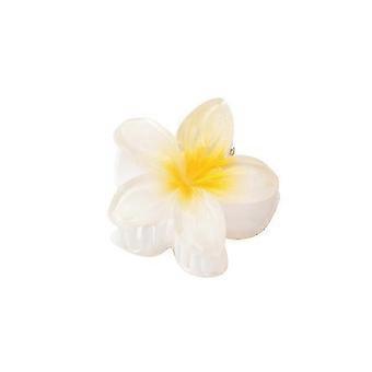 1 pinza para el cabello multicolor con diseño floral, cierre resistente, ideal para coletas, recogidos y peinados semirecogidos. Multicolor, 4 cm - bqb