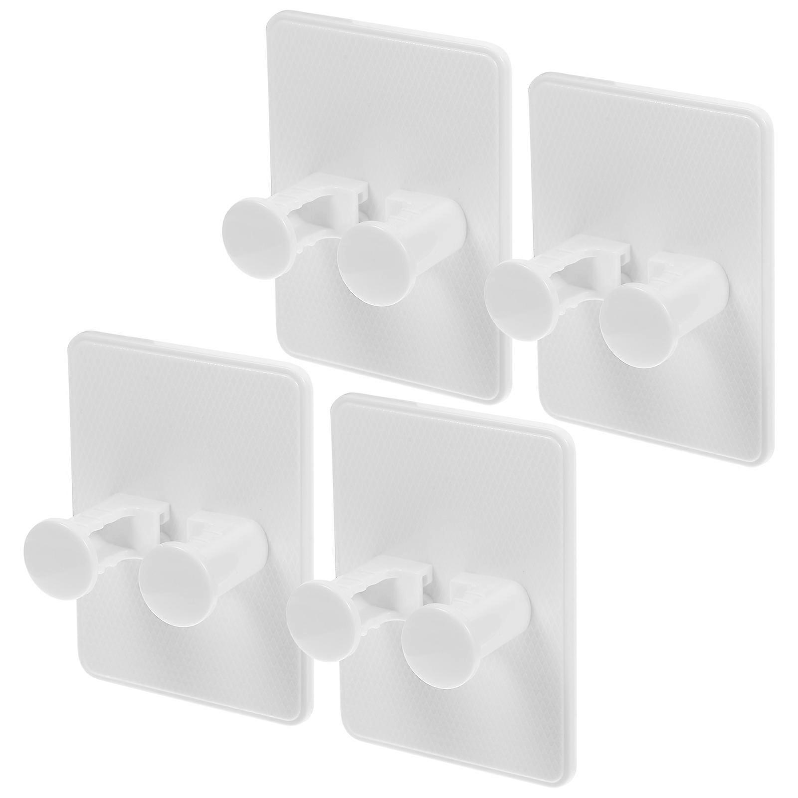 Razor Holder ABS Plastic Wall-Mounted Storage Rack for Storage 4Pcs