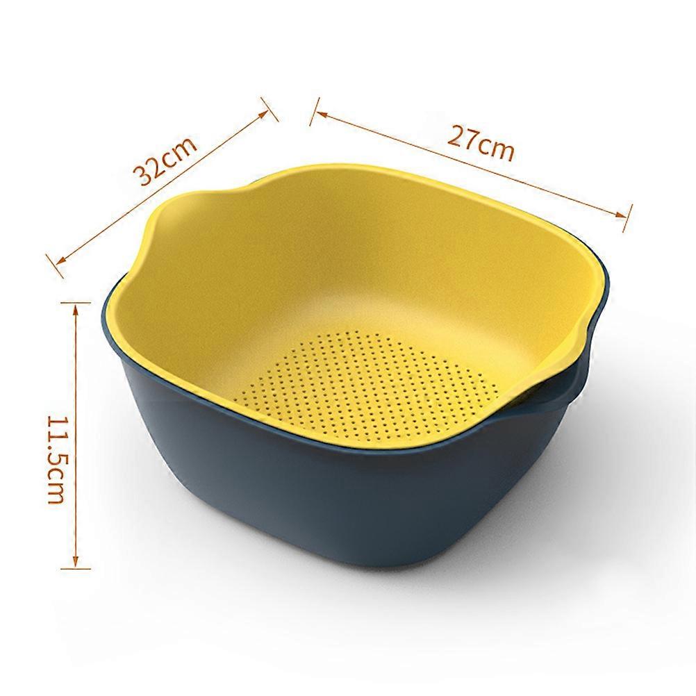 Storage Basket Double Layers for Kitchen Use Fruit and Vegatable Container