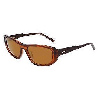 Okulary przeciwsłoneczne DKNY DK553S 200 WARSTWOWE BRĄZOWE 55/17/140 DAMSKIE