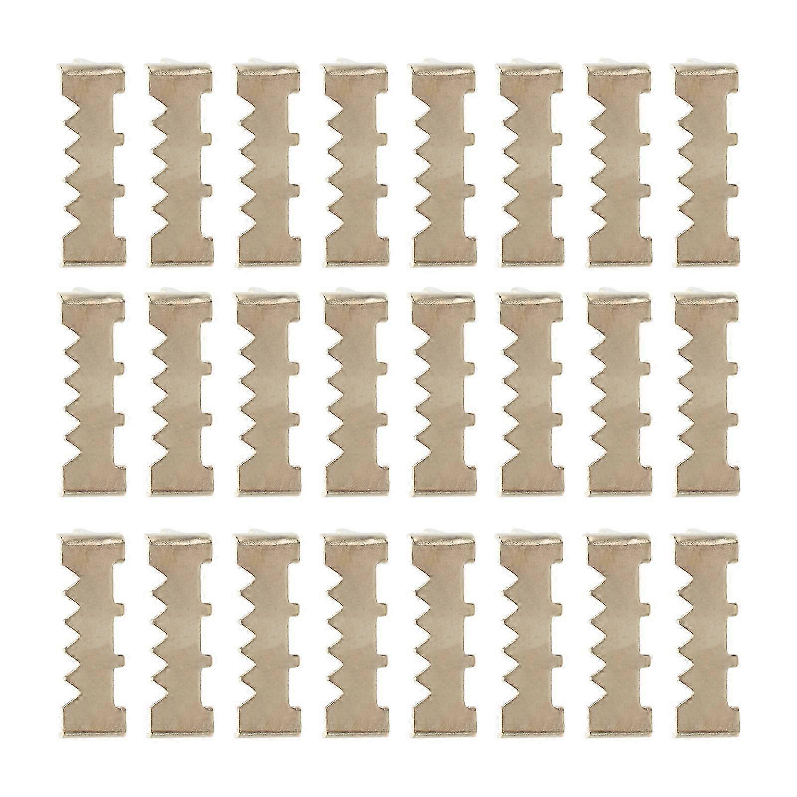 Hooks for Picture Serrated Frame Hanging Hooks Function 100Pcs Golden