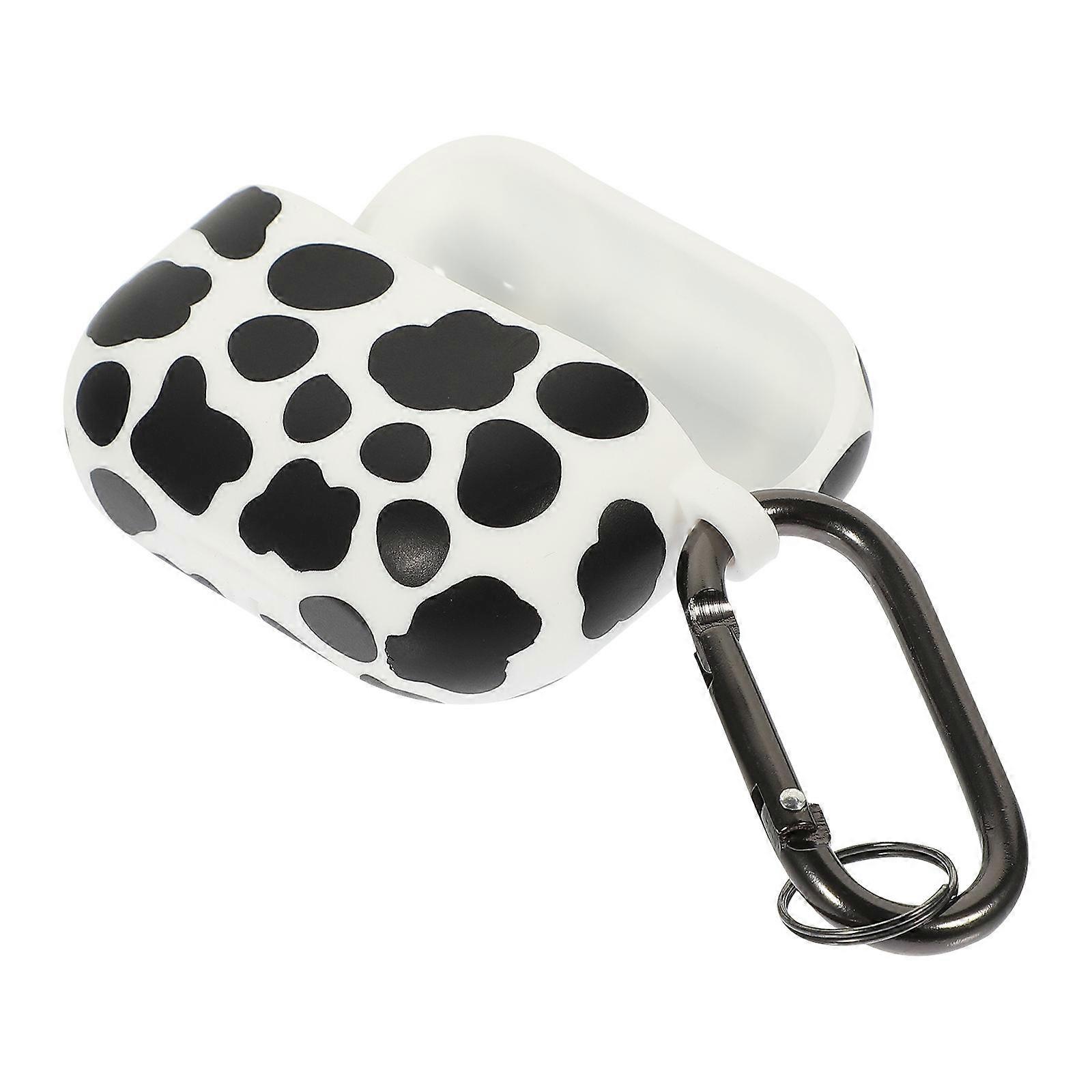 Cow Pattern Earphone Sleeve for Wireless Protection Compatible