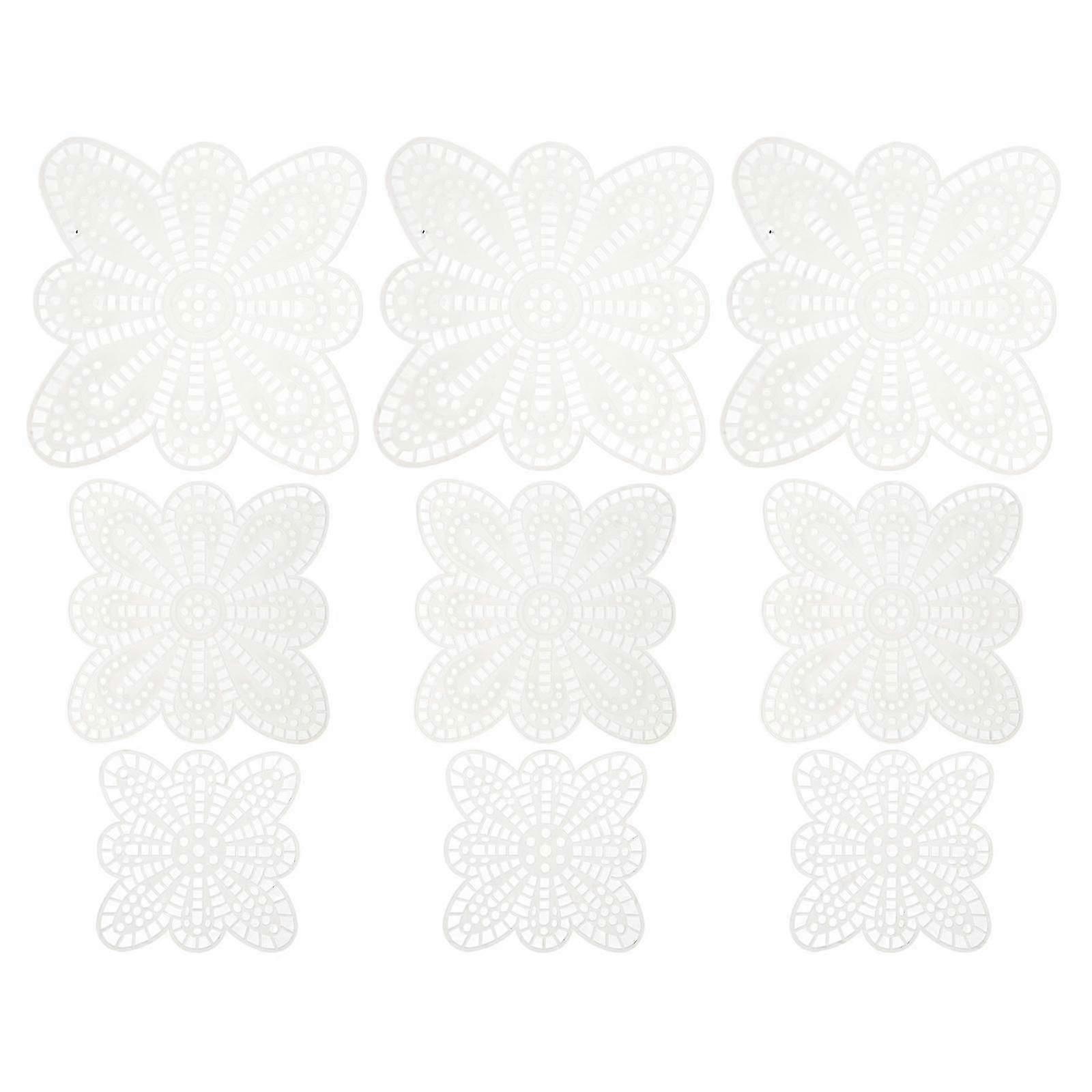 Plastic Mesh Canvas for Craft Projects 15Pcs White Plastic Canvas Sheets