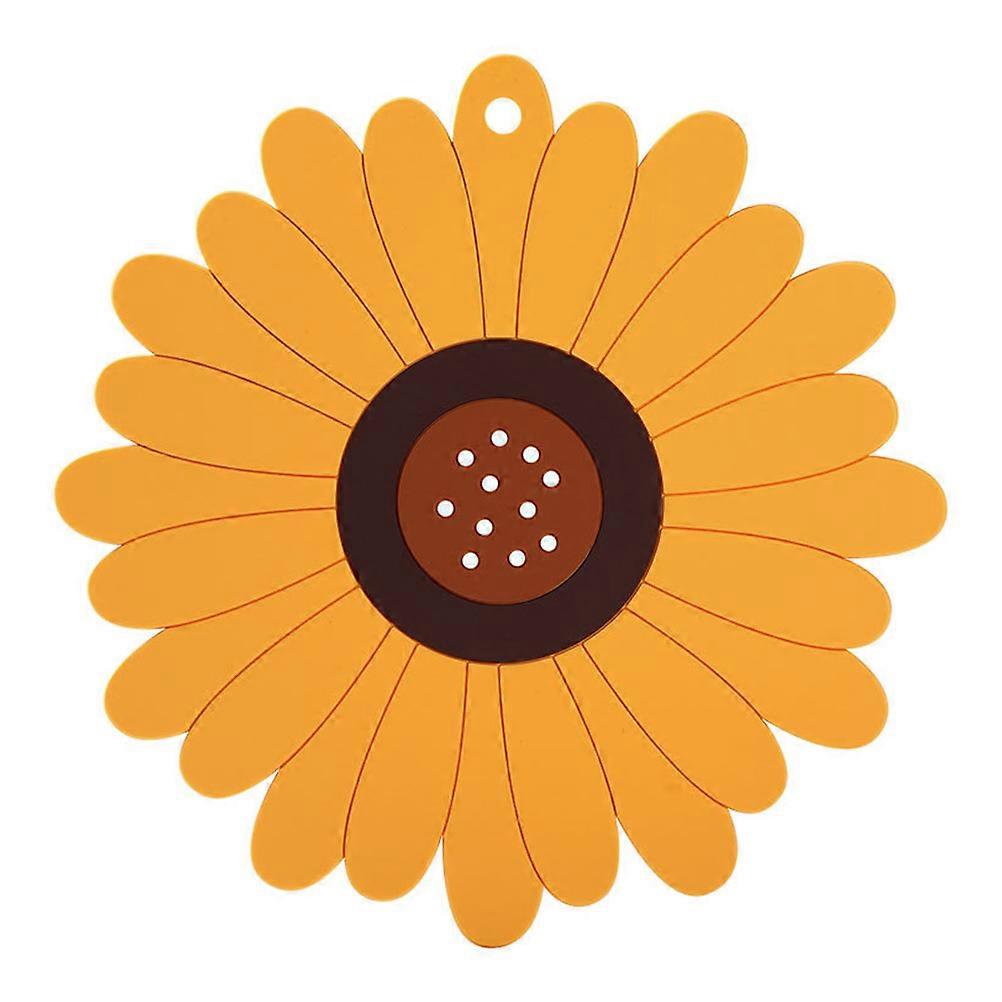 Sunflower Silicone Pot Pad Multi-functional Cup Coaster Kitchen Cup Coaster