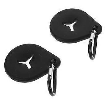 2Pcs Dog Poop Bag Holders Portable Pet Trash Bag Clips Silicone Waste Bag Carriers