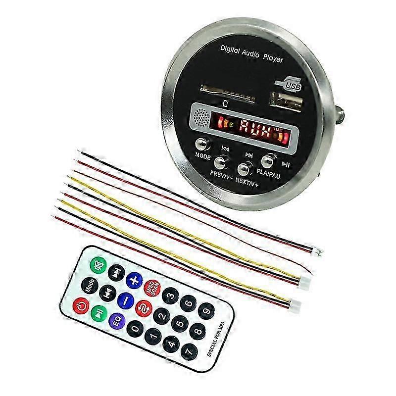 JQ-D122BT with Bluetooth Amplifier MP3 Decoder Board Bluetooth 5.0 Car MP3 Player USB FM Decoder Bo