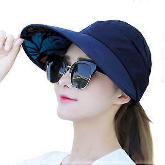 Casquette femme à imprimé feuilles, protection solaire légère et élégante, idéale pour la course à pied.