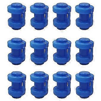 12 Pcs Trampoline Caps 25 Mm,trampoline End Caps compatible with Attaching The Safety Net To The Net Poles Of T