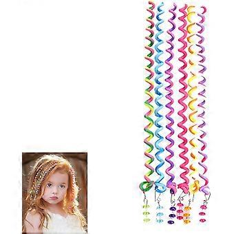 6pcs Hair Styling Twister Clips Braider Tool Colorful Hair Twist Tool for Girls