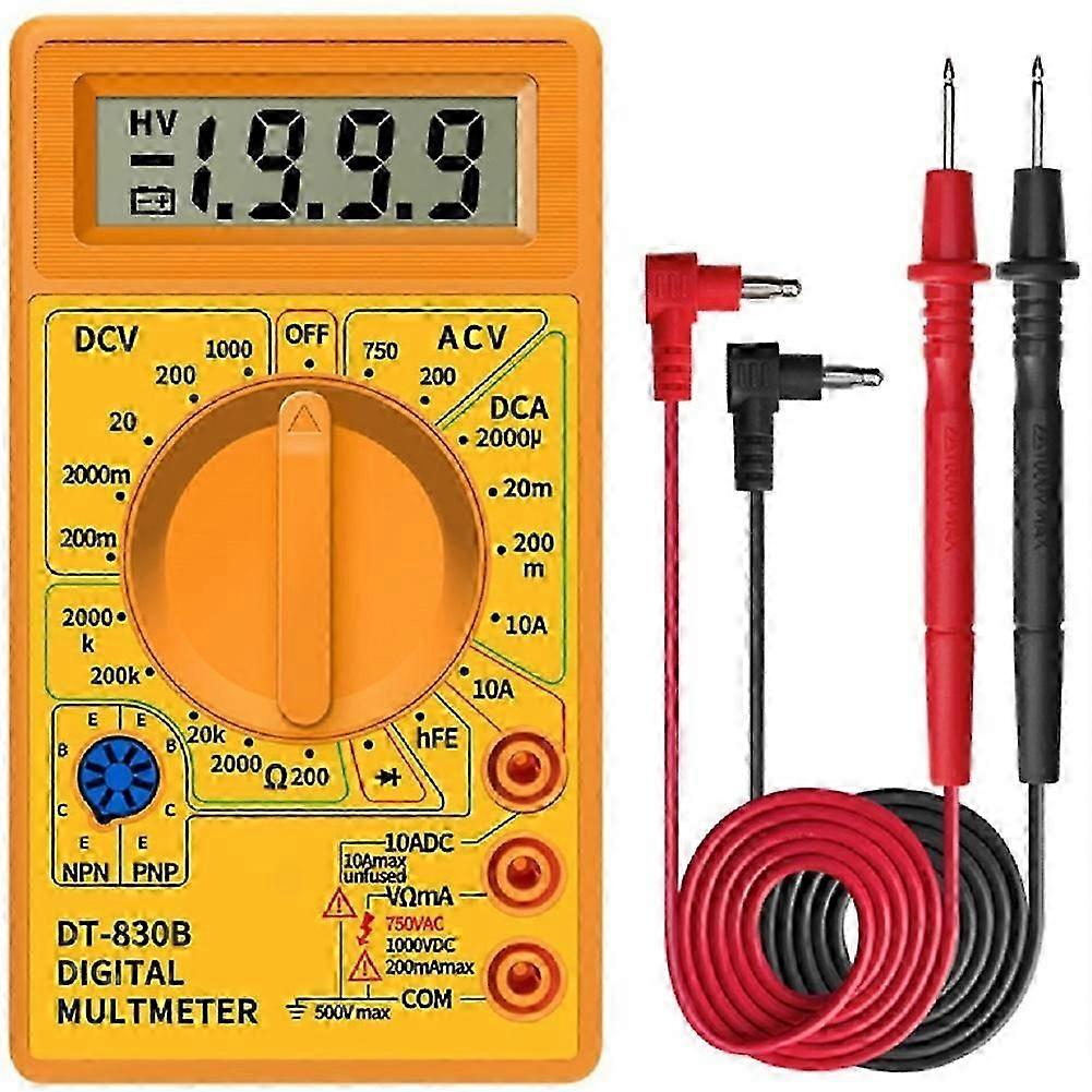 DT830B Mini Digital Multimeter Voltage Current Resistance Tester LCD Display Electric Multi Meter