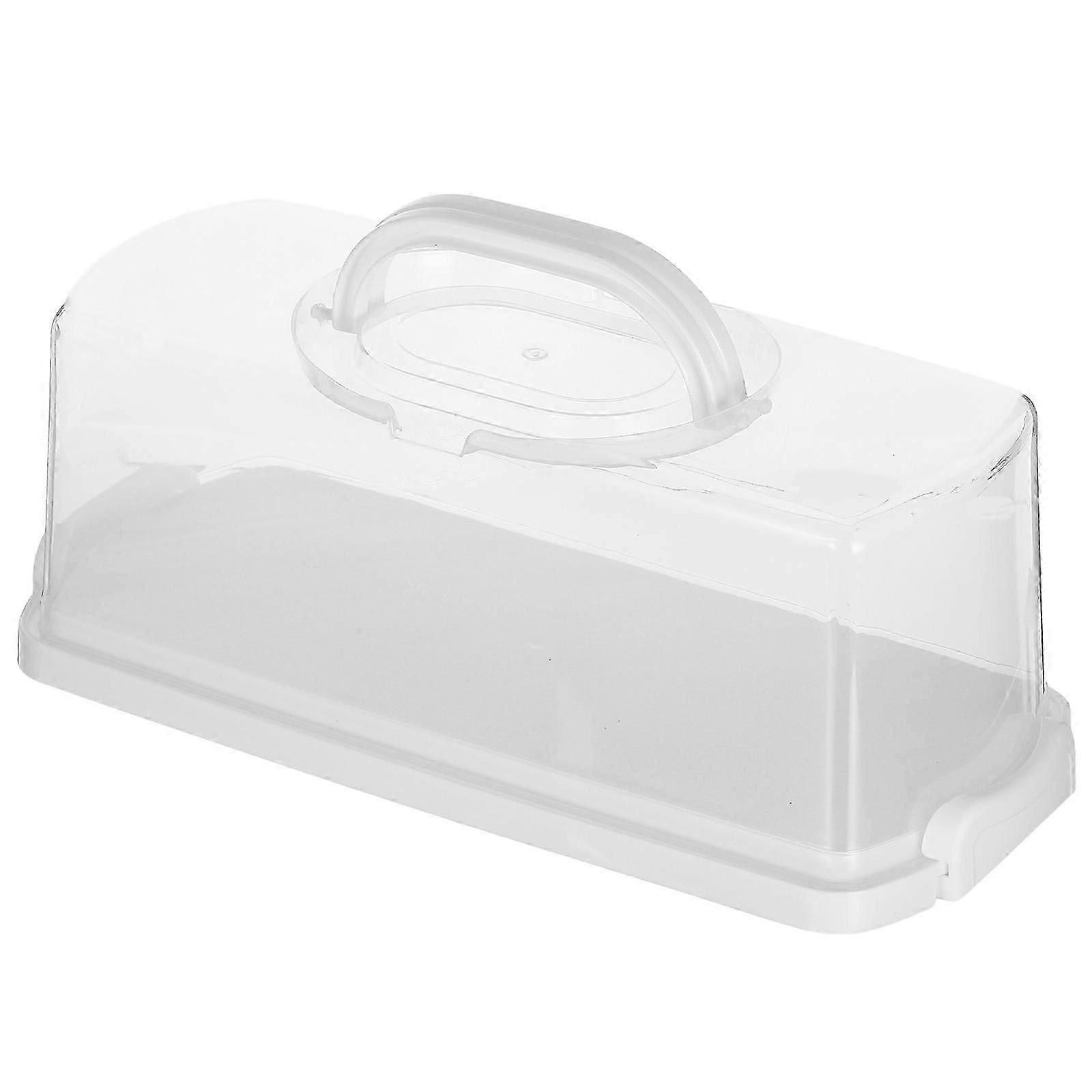 PP Material Bread Box Portable Container for Bread and Cake Storage