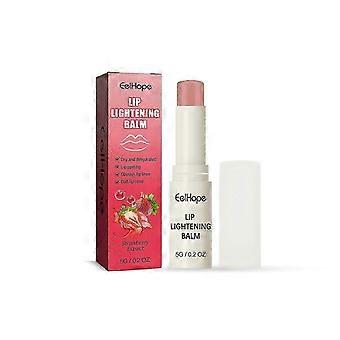 Strawberry Lip Balm - Återfuktande, närande, icke-fet fuktighetskräm för mjuka, lena läppar